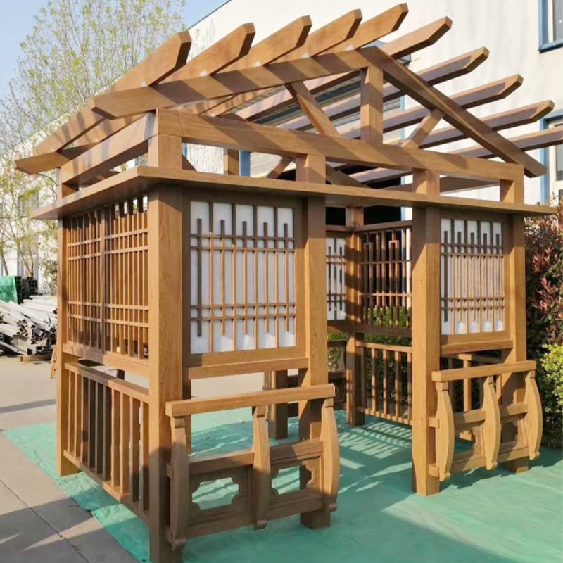 Műanyag fa pergola